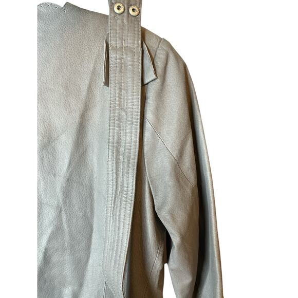 Vintage Terry Lewis Classic Luxuries Leather Jacket Shirt - Picture 12 of 16